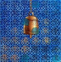 G. N. Qazi, Spiritual Sounds-3, 40 x 40 inch, Acrylic On Canvas, AC-GNQ-105